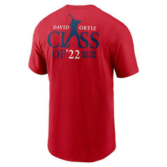 David Ortiz Boston Red Sox 2022 Hall of Fame Essential T-Shirt - Red | Nike