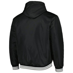 Chicago White Sox JH Design Reversible Fleece Full-Snap Hoodie Jacket - Black