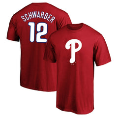 Kyle Schwarber Philadelphia Phillies Big & Tall Name & Number T-Shirt - Red