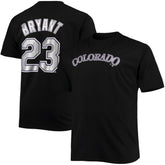 Kris Bryant Colorado Rockies Big & Tall Name & Number T-Shirt - Black