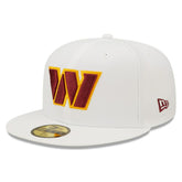 Washington Commanders New Era Omaha 59FIFTY Fitted Hat - White on sale