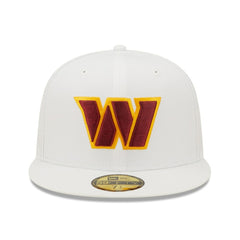 Washington Commanders New Era Omaha 59FIFTY Fitted Hat - White on sale
