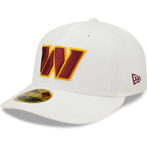 Washington Commanders New Era Omaha Low Profile 59FIFTY Fitted Hat - White sale