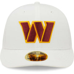 Washington Commanders New Era Omaha Low Profile 59FIFTY Fitted Hat - White sale