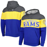 Los Angeles Rams Starter Extreme Pullover Hoodie - Heather Charcoal/Royal outlet