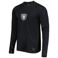Las Vegas Raiders MSX by Michael Strahan Interval Long Sleeve Raglan T-Shirt - Black cheap
