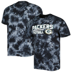 Green Bay Packers MSX by Michael Strahan Recovery Tie-Dye T-Shirt - Black on sale