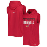 Arizona Cardinals MSX by Michael Strahan Relay Sleeveless Pullover Hoodie - Cardinal sale