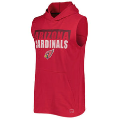Arizona Cardinals MSX by Michael Strahan Relay Sleeveless Pullover Hoodie - Cardinal sale