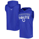 Indianapolis Colts MSX by Michael Strahan Relay Sleeveless Pullover Hoodie - Royal discount