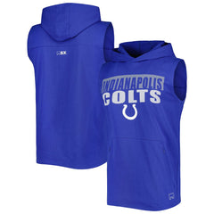 Indianapolis Colts MSX by Michael Strahan Relay Sleeveless Pullover Hoodie - Royal discount