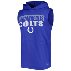 Indianapolis Colts MSX by Michael Strahan Relay Sleeveless Pullover Hoodie - Royal discount