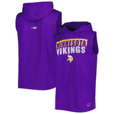 Minnesota Vikings MSX by Michael Strahan Relay Sleeveless Pullover Hoodie - Purple outlet
