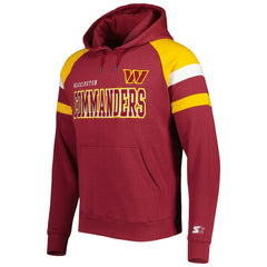 Washington Commanders Starter Draft Fleece Raglan Pullover Hoodie - Burgundy discount