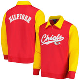 Kansas City Chiefs Tommy Hilfiger Aiden Quarter-Zip Sweatshirt - Red/Gold outlet