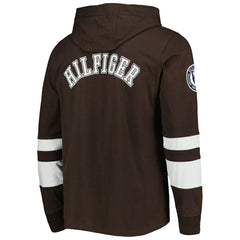 Cleveland Browns Tommy Hilfiger Alex Long Sleeve Hoodie T-Shirt - Brown/White online