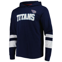 Tennessee Titans Tommy Hilfiger Alex Long Sleeve Hoodie T-Shirt - Navy/White sale