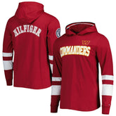 Washington Commanders Tommy Hilfiger Alex Long Sleeve Hoodie T-Shirt - Burgundy/White online