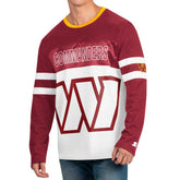 Washington Commanders Starter Halftime Long Sleeve T-Shirt - Burgundy/White discount