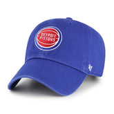 Detroit Pistons '47 Core Logo Clean Up Adjustable Hat sale - Royal | 47 brand online
