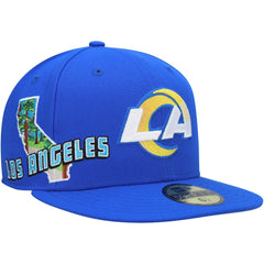 Los Angeles Rams New Era Stateview 59FIFTY Fitted Hat - Royal online