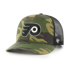 Philadelphia Flyers '47 Trucker Snapback Hat Camo/Black