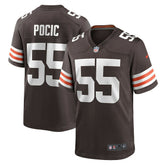 Ethan Pocic Cleveland Browns Game Jersey - Brown | Nike for sale