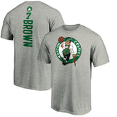 Jaylen Brown Boston Celtics Playmaker Name & Number T-Shirt - Heathered Gray shop
