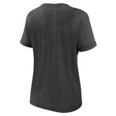 Las Vegas Raiders Women's Hit Snow Washed T-Shirt - Charcoal cheap