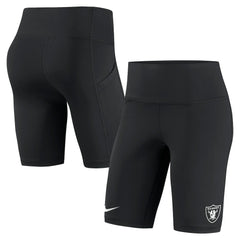 Las Vegas Raiders Women's Biker Shorts - Black | Nike cheap