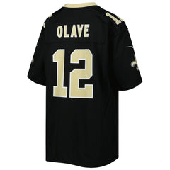 Chris Olave New Orleans Saints Youth Game Jersey - Black | Nike for sale