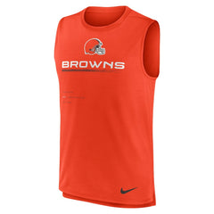 Cleveland Browns Muscle Trainer Tank Top - Orange | Nike sale