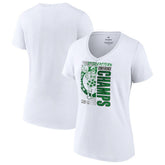 Boston Celtics Women's 2022 Eastern Conference Champions Locker Room V-Neck T-Shirt - White | Fanatics for sale
