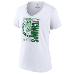 Boston Celtics Women's 2022 Eastern Conference Champions Locker Room V-Neck T-Shirt - White | Fanatics for sale