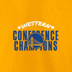 Golden State Warriors Women's 2022 Western Conference Champions Balanced Attack Roster V-Neck T-Shirt sale - Gold | Fanatics shop