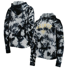 New Orleans Saints New Era Women's Cloud Dye Fleece Pullover Hoodie - Black online