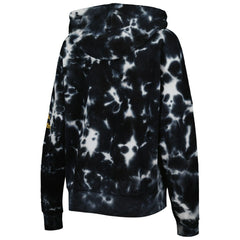 Pittsburgh Steelers New Era Women's Cloud Dye Fleece Pullover Hoodie - Black on sale