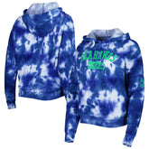 Seattle Seahawks New Era Women's Cloud Dye Fleece Pullover Hoodie - Royal sale