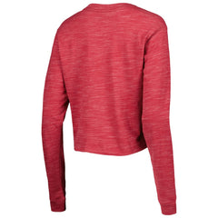 Arizona Cardinals New Era Women's Crop Long Sleeve T-Shirt - Cardinal discount