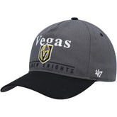 Vegas Golden Knights '47 Super Hitch Adjustable Snapback Hat Charcoal/Black