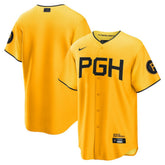 Pittsburgh Pirates City Connect Replica Jersey - Gold | Nike