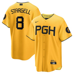 Willie Stargell Pittsburgh Pirates City Connect Replica Player Jersey - Gold | Nike