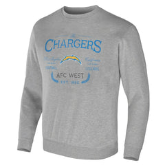Los Angeles Chargers NFL x Darius Rucker Collection Pullover Sweatshirt - Heather Gray cheap
