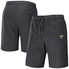 New Orleans Saints NFL x Darius Rucker Collection Logo Shorts - Heather Charcoal cheap