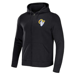 Los Angeles Rams NFL x Darius Rucker Collection Rocker Full-Zip Hoodie - Black outlet