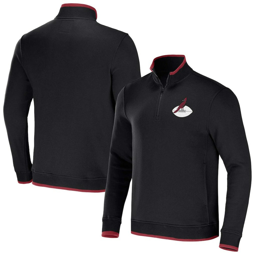 Arizona Cardinals NFL x Darius Rucker Collection Logo Quarter-Zip Top - Black for sale