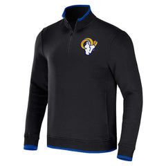 Los Angeles Rams NFL x Darius Rucker Collection Logo Quarter-Zip Top - Black online