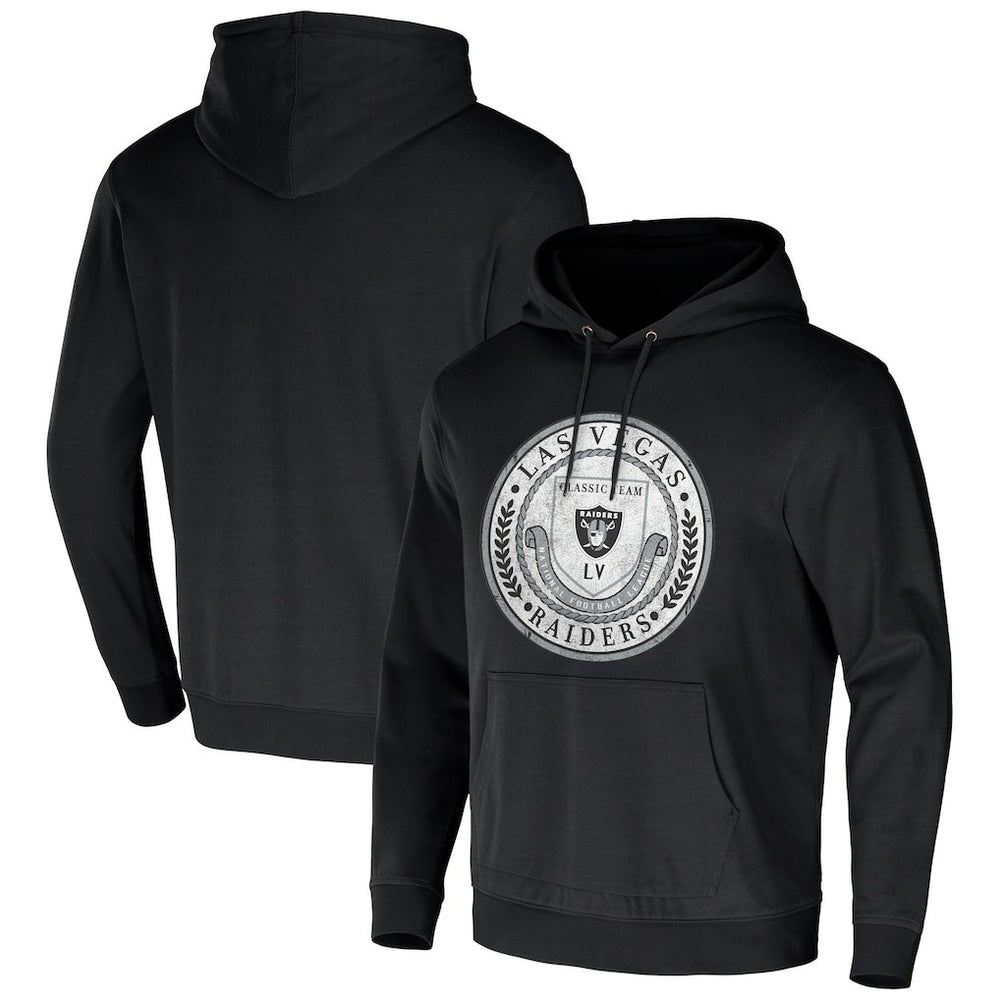 Las Vegas Raiders NFL x Darius Rucker Collection Washed Pullover Hoodie - Black discount