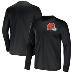 Cleveland Browns NFL x Darius Rucker Collection Team Long Sleeve Pocket T-Shirt - Brown sale