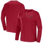 Arizona Cardinals NFL x Darius Rucker Collection Slub Jersey Henley Long Sleeve T-Shirt - Cardinal sale
